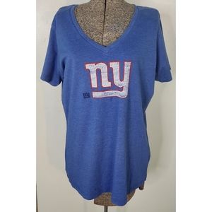 New York Giants V neck shirt